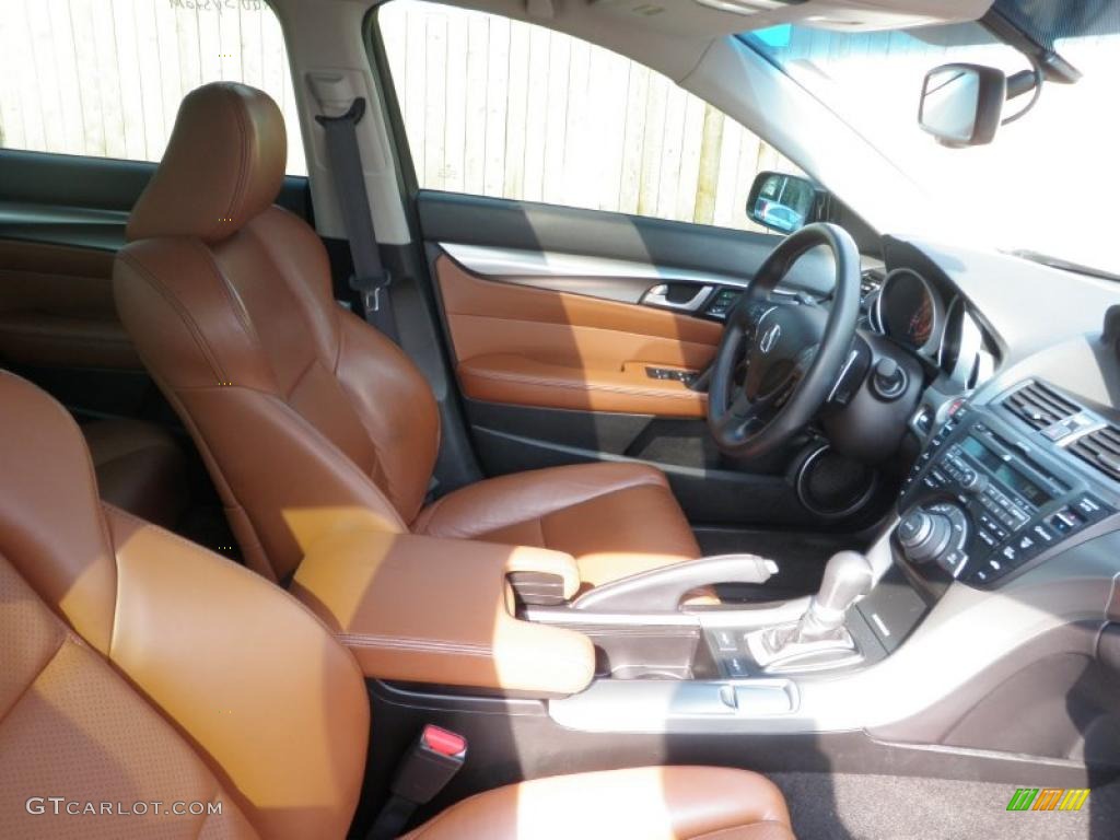 Umber/Ebony Interior 2009 Acura TL 3.7 SH-AWD Photo #48094320