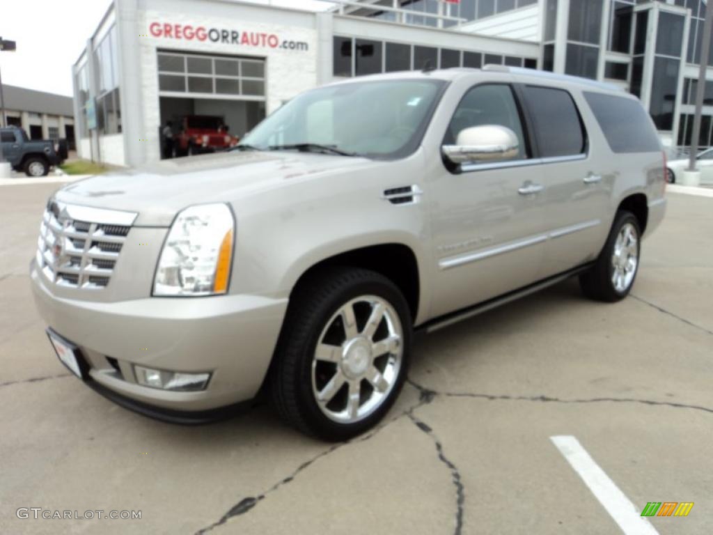 2008 Escalade ESV AWD - Quicksilver / Ebony photo #1