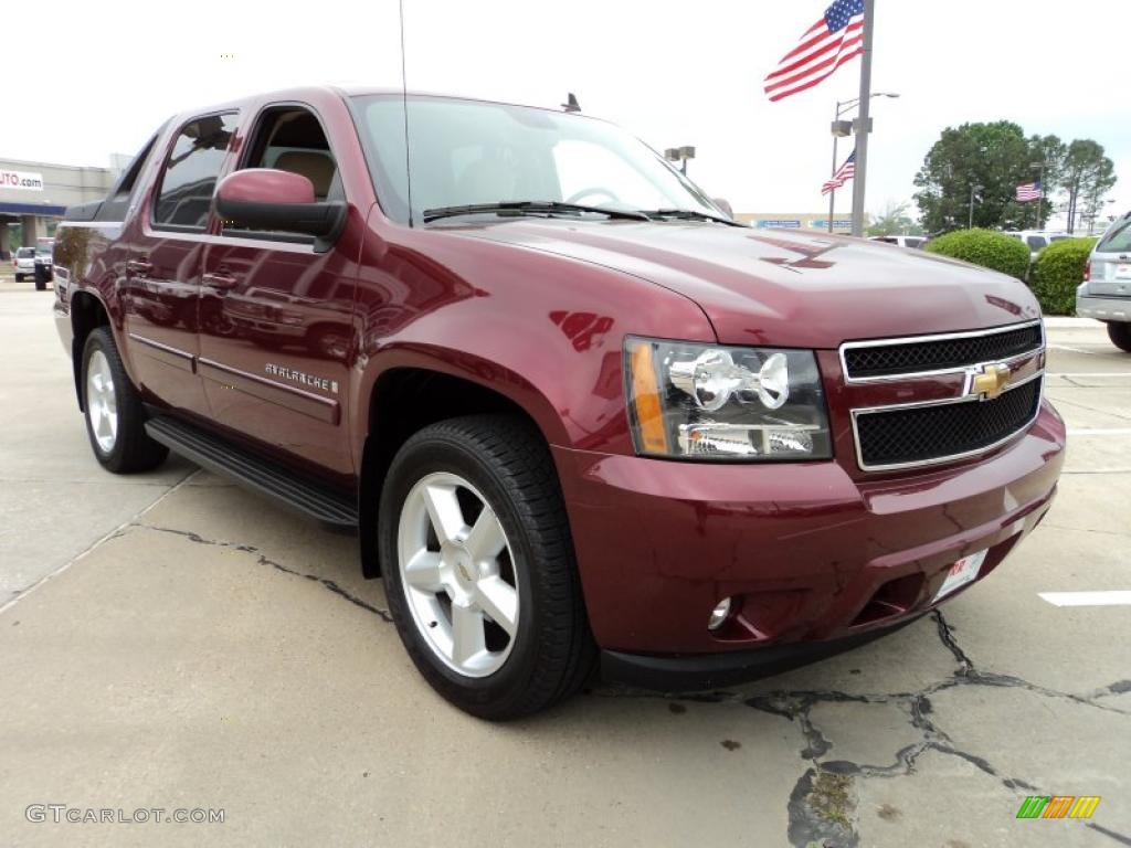 Deep Ruby Red Metallic 2008 Chevrolet Avalanche LS Exterior Photo #48094560