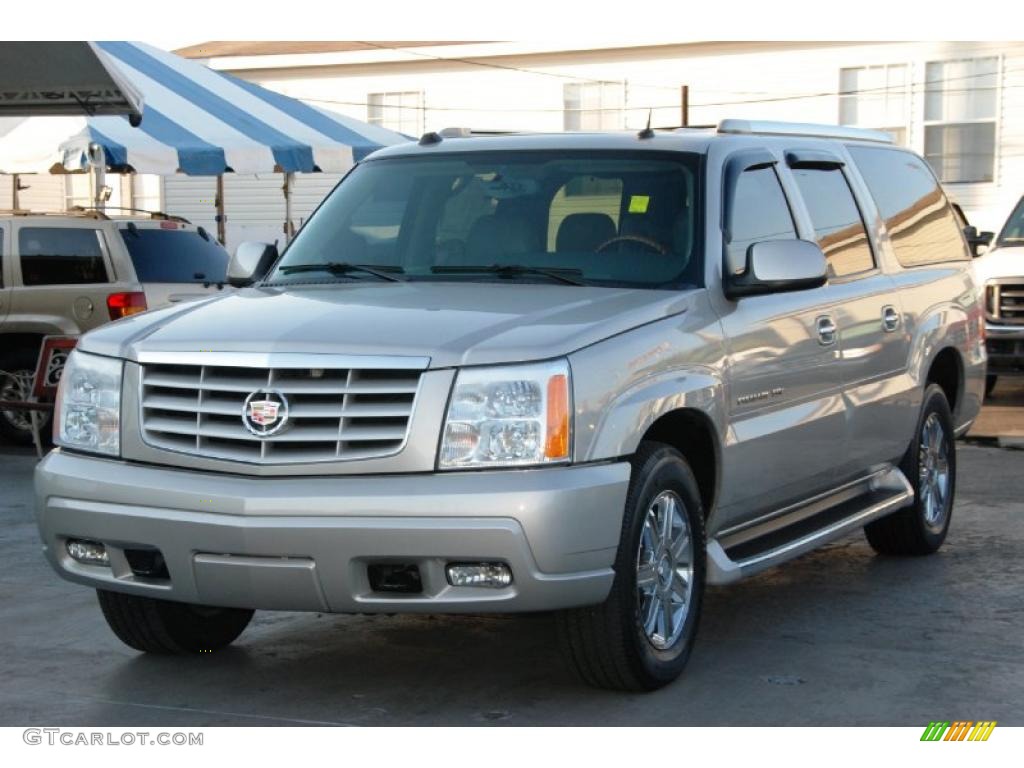 2004 Escalade ESV AWD - Quicksilver / Pewter Gray photo #1