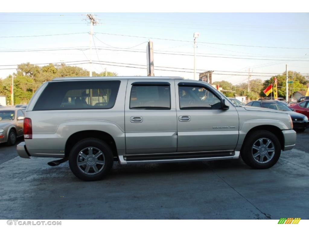 2004 Escalade ESV AWD - Quicksilver / Pewter Gray photo #11