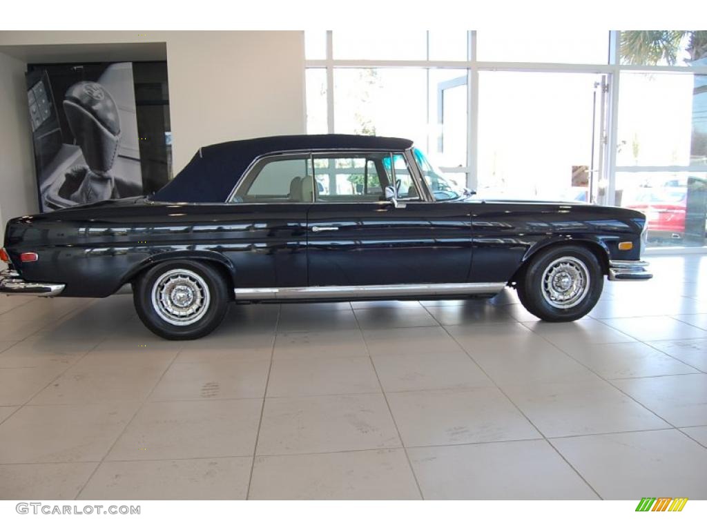 Dark Blue 1971 Mercedes-Benz S Class 280SE 3.5 Convertible Exterior Photo #48096100