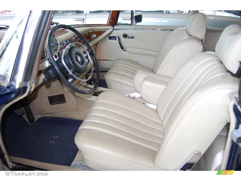 Tan Interior 1971 Mercedes-Benz S Class 280SE 3.5 Convertible Photo #48096178