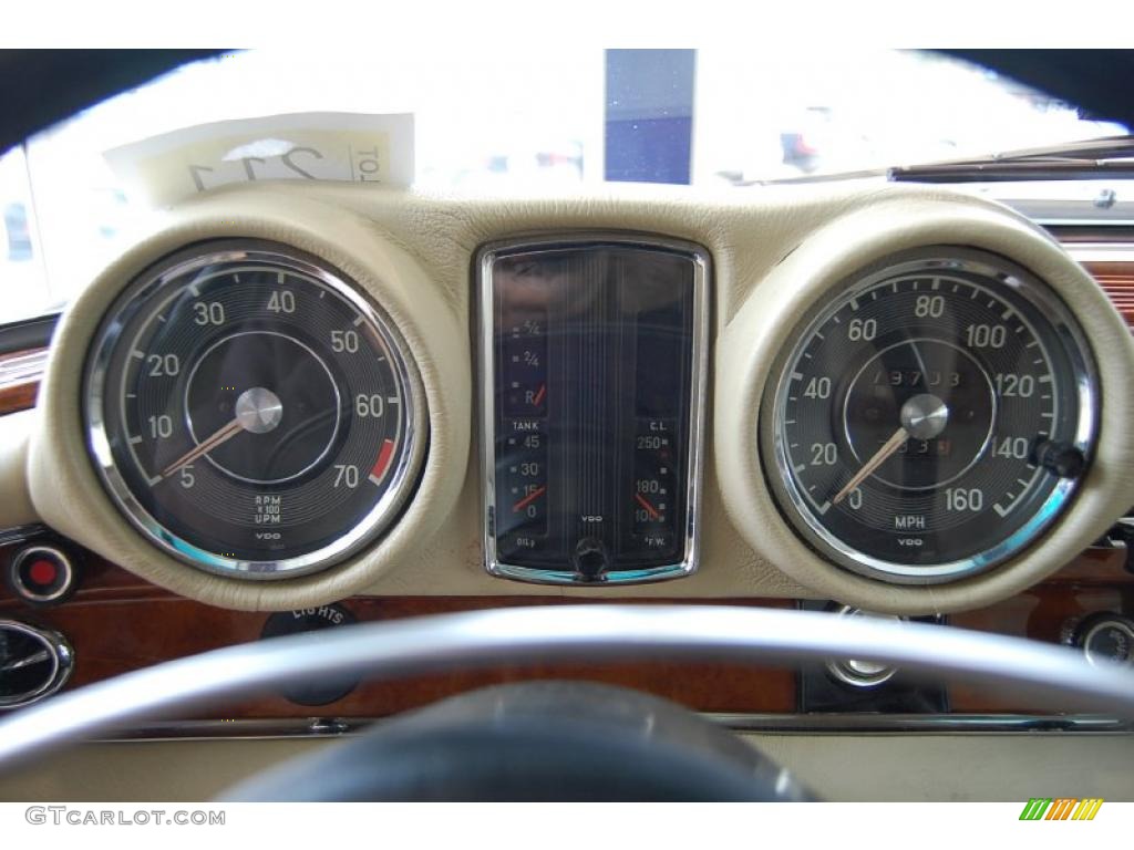 1971 Mercedes-Benz S Class 280SE 3.5 Convertible Gauges Photos