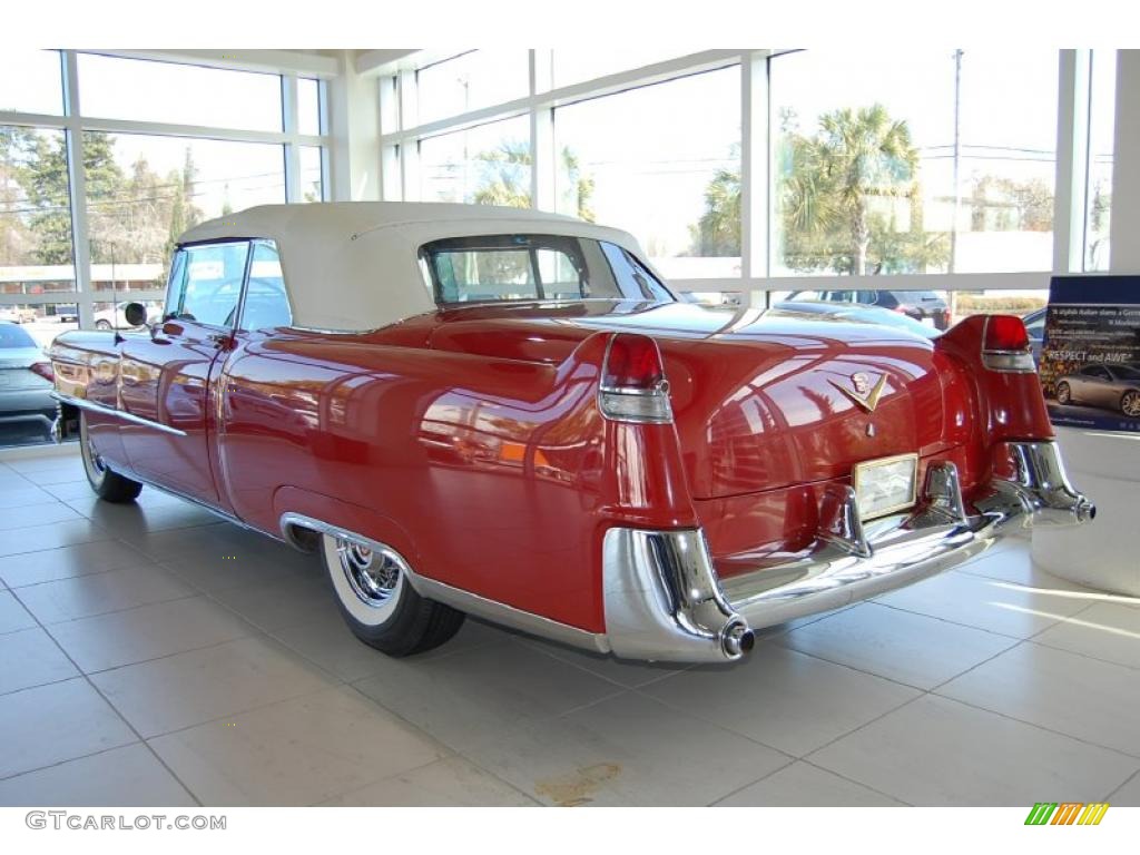 Aztec Red 1954 Cadillac Series 62 2 Door Convertible Exterior Photo #48096523