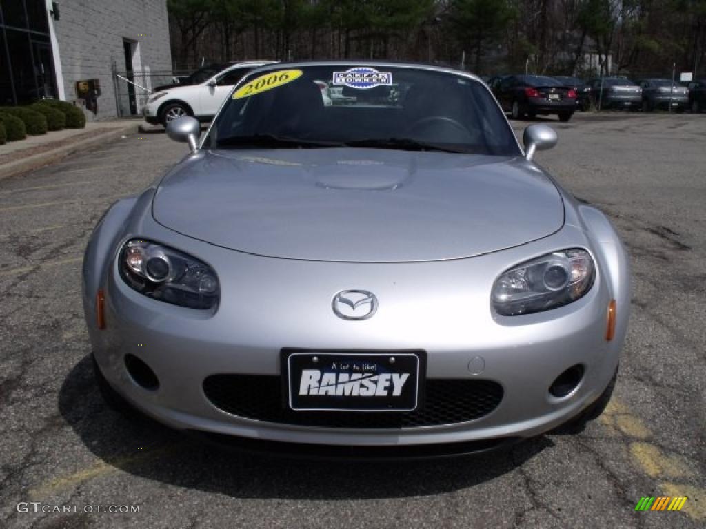 2006 MX-5 Miata Roadster - Sunlight Silver Metallic / Black photo #5