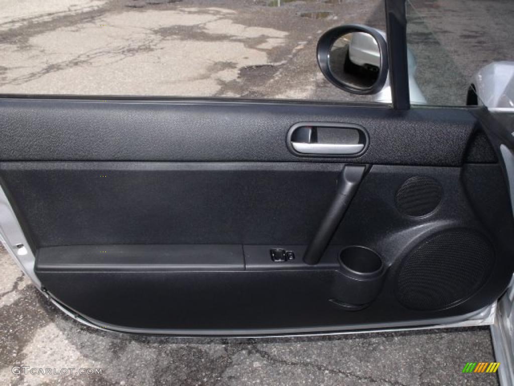 2006 Mazda MX-5 Miata Roadster Black Door Panel Photo #48096673