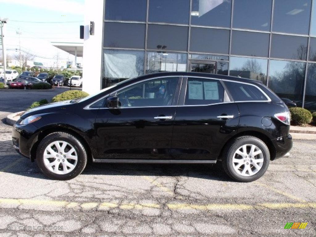 2008 CX-7 Grand Touring AWD - Brilliant Black / Black photo #7