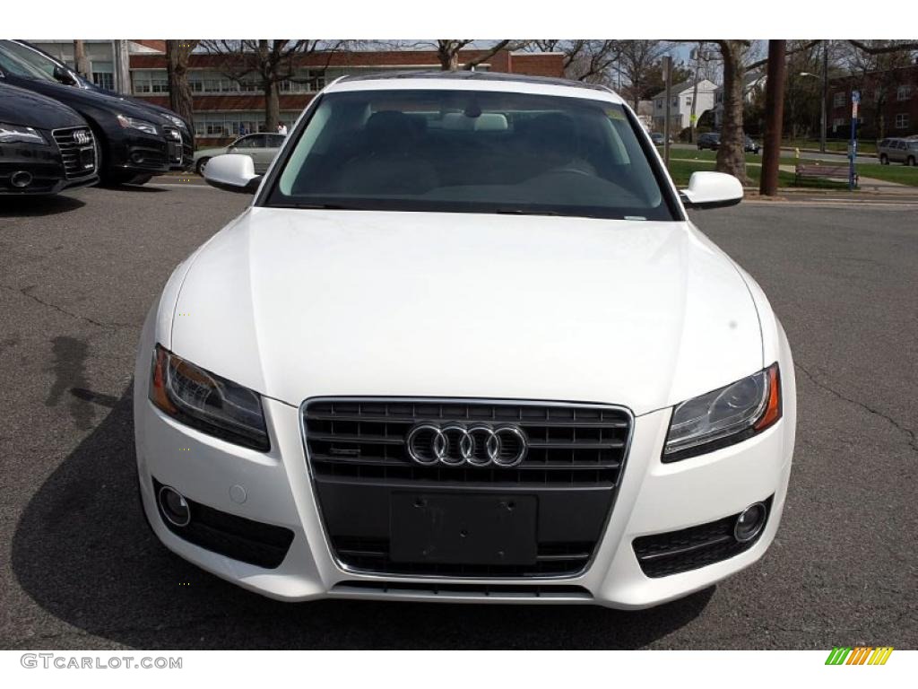Ibis White 2010 Audi A5 2.0T quattro Coupe Exterior Photo #48097441