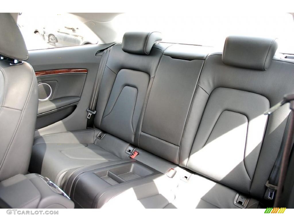 Black Interior 2010 Audi A5 2.0T quattro Coupe Photo #48097498