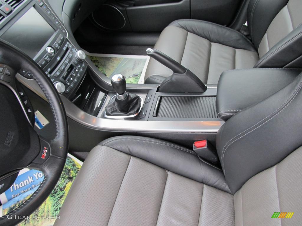 Ebony/Silver Interior 2008 Acura TL 3.5 Type-S Photo #48098108