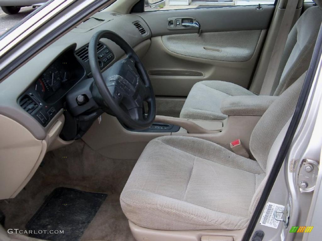 Ivory Interior 1997 Honda Accord LX Sedan Photo #48100419