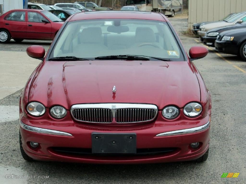 2005 X-Type 3.0 - Radiance Red Metallic / Ivory photo #1