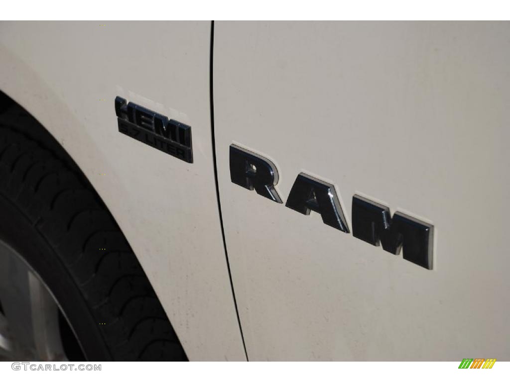 2009 Ram 1500 SLT Crew Cab - Stone White / Dark Slate/Medium Graystone photo #11