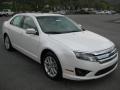 2011 White Platinum Tri-Coat Ford Fusion SEL V6  photo #4