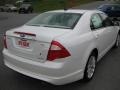 2011 White Platinum Tri-Coat Ford Fusion SEL V6  photo #6