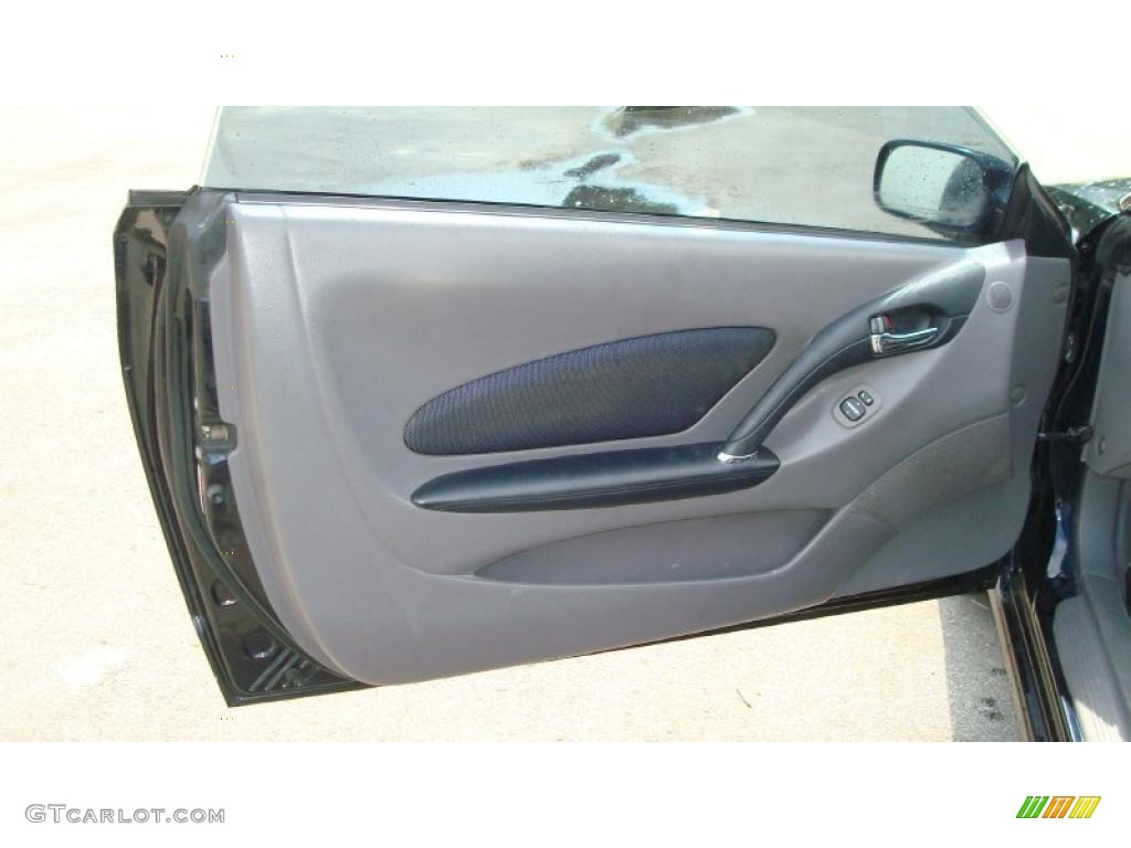 2001 Toyota Celica GT Black/Silver Door Panel Photo #48102102