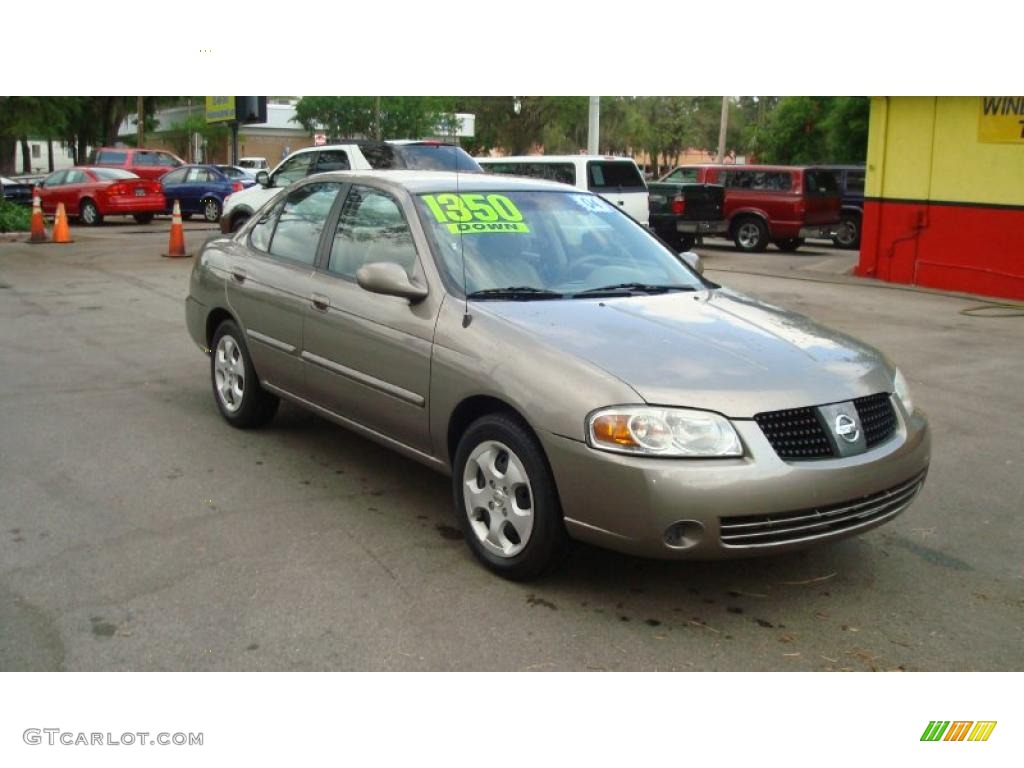 2004 Sentra 1.8 S - Bronze Shimmer / Taupe photo #1