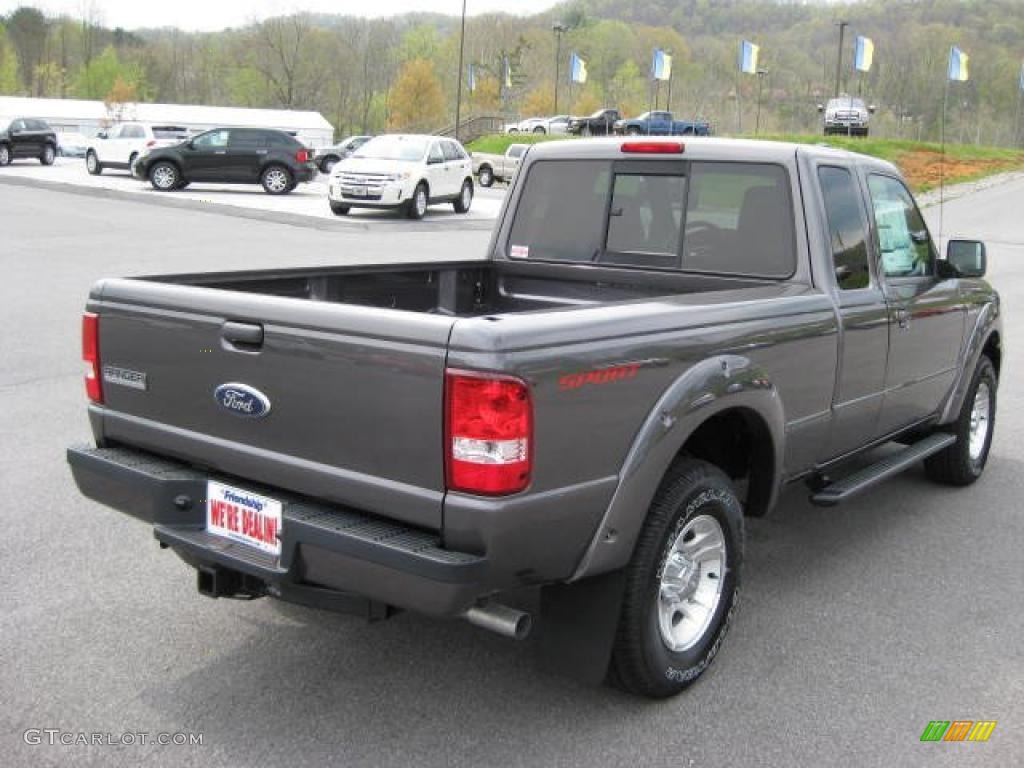 2011 Ranger Sport SuperCab - Dark Shadow Grey Metallic / Medium Dark Flint photo #6