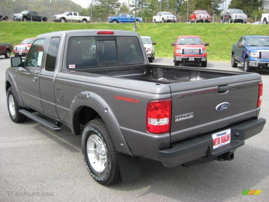 2011 Ranger Sport SuperCab - Dark Shadow Grey Metallic / Medium Dark Flint photo #8