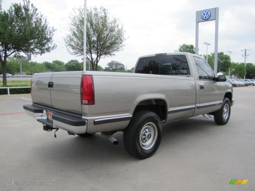 2000 Silverado 2500 Regular Cab - Light Pewter Metallic / Tan photo #5