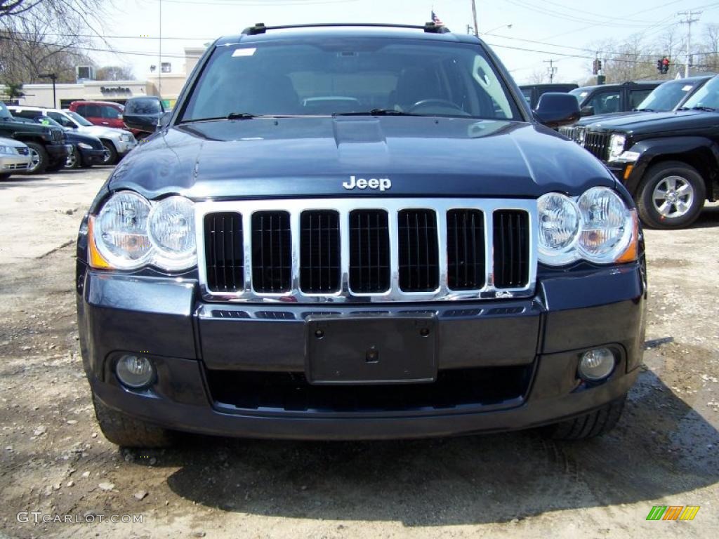 2008 Grand Cherokee Limited 4x4 - Modern Blue Pearl / Dark Slate Gray/Light Graystone photo #2