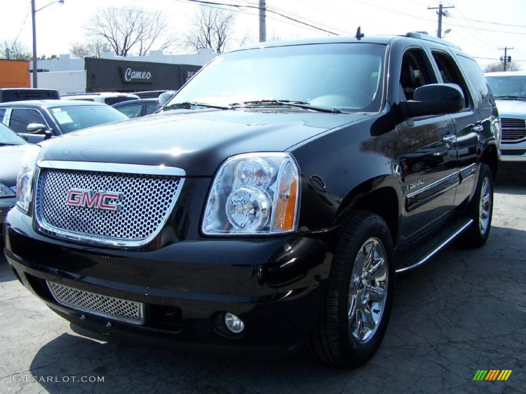 2008 Yukon Denali AWD - Onyx Black / Ebony photo #1