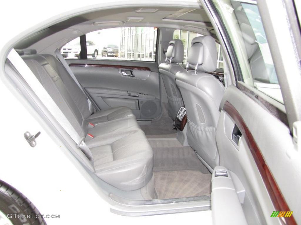 2008 S 550 Sedan - Arctic White / Grey/Dark Grey photo #11