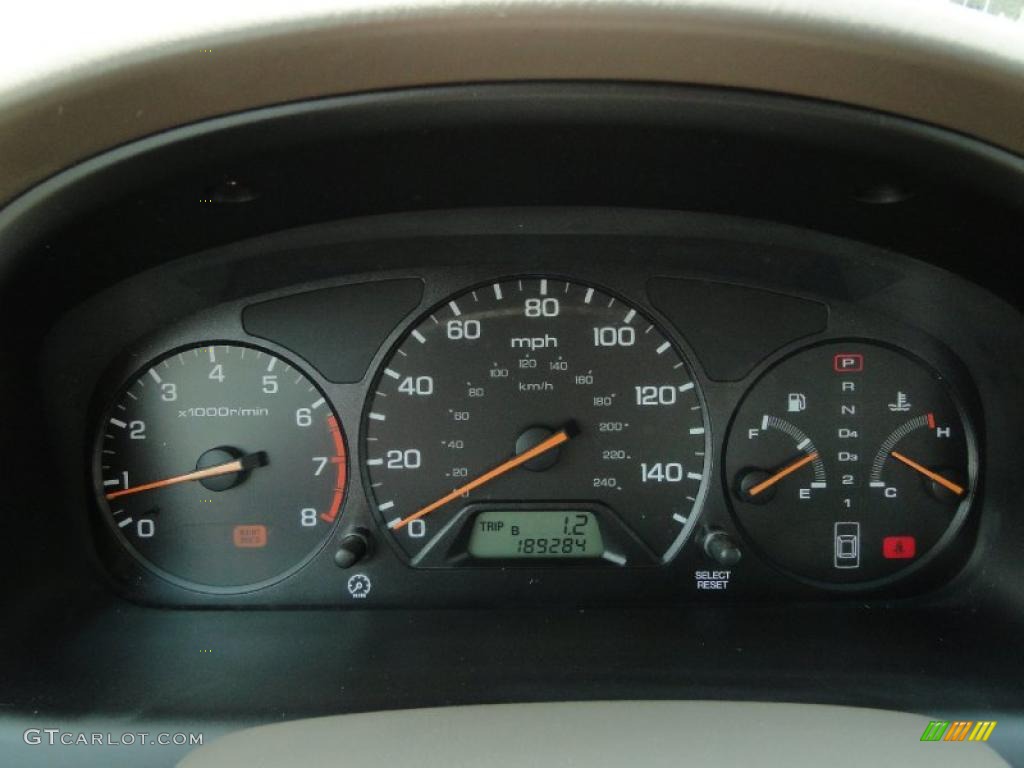 2001 Honda Accord EX Sedan Gauges Photo #48105762