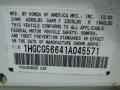 Taffeta White - Accord EX Sedan Photo No. 39