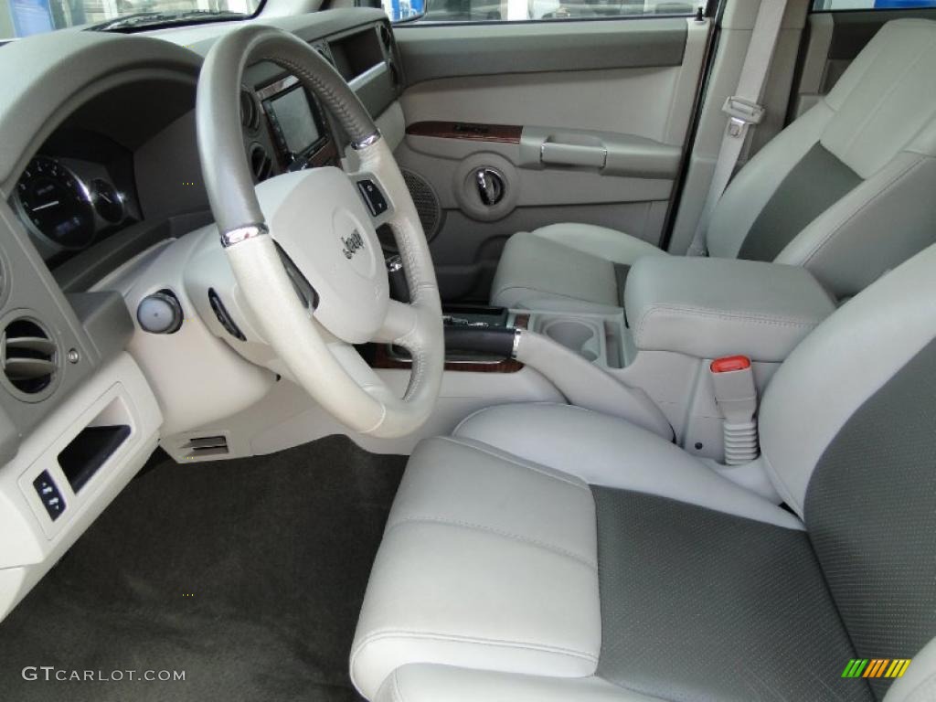 Dark Khaki/Light Graystone Interior 2008 Jeep Commander Limited Photo #48106260