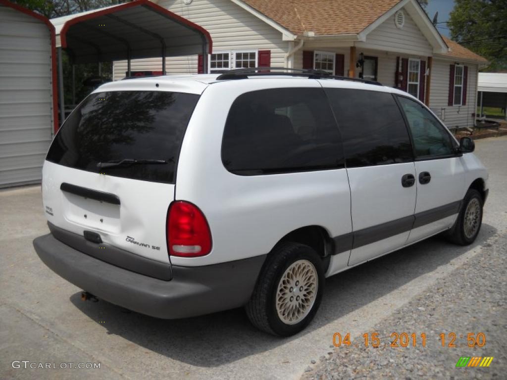 1998 Grand Caravan SE - Bright White / Slate Gray photo #5