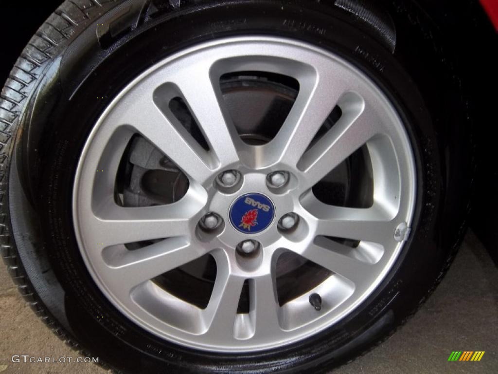 2007 9-3 2.0T Sport Sedan - Laser Red / Parchment photo #24