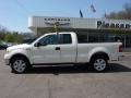 2007 White Sand Tri-Coat Ford F150 Lariat SuperCab 4x4  photo #2