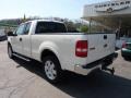 2007 White Sand Tri-Coat Ford F150 Lariat SuperCab 4x4  photo #3