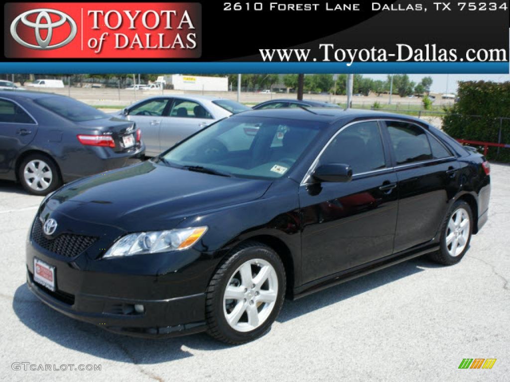 2009 Camry SE - Black / Charcoal photo #1