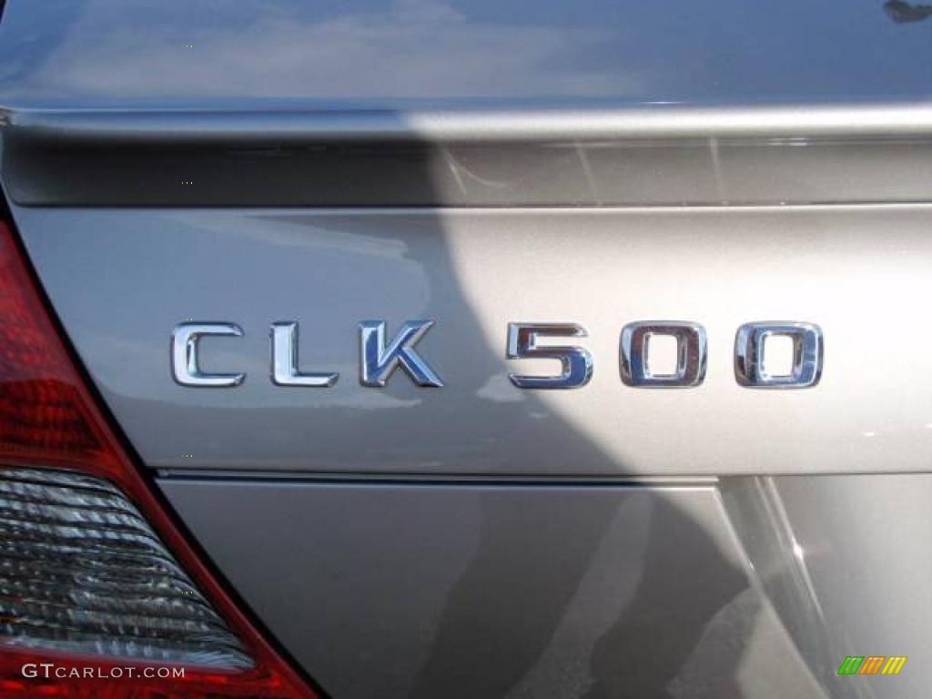2006 CLK 500 Cabriolet - Pewter Metallic / Ash photo #13