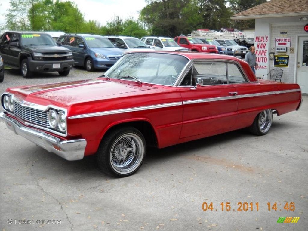 1964 Red Metallic Chevrolet Impala Ss Coupe 48099690 Photo