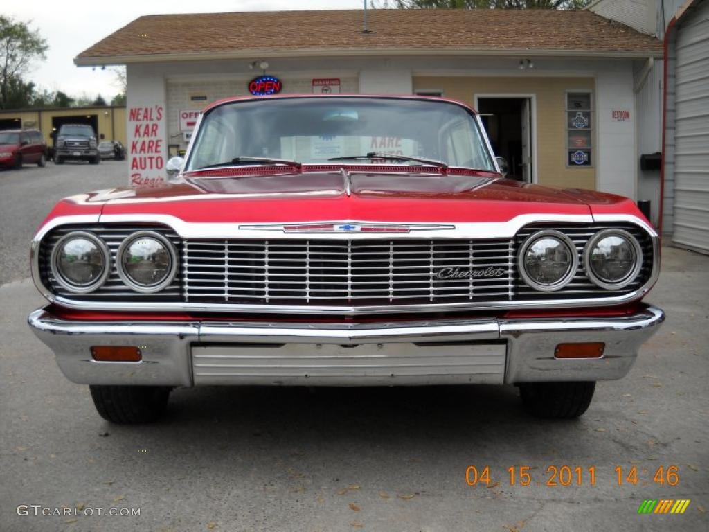 1964 Impala SS Coupe - Red Metallic / Black photo #4