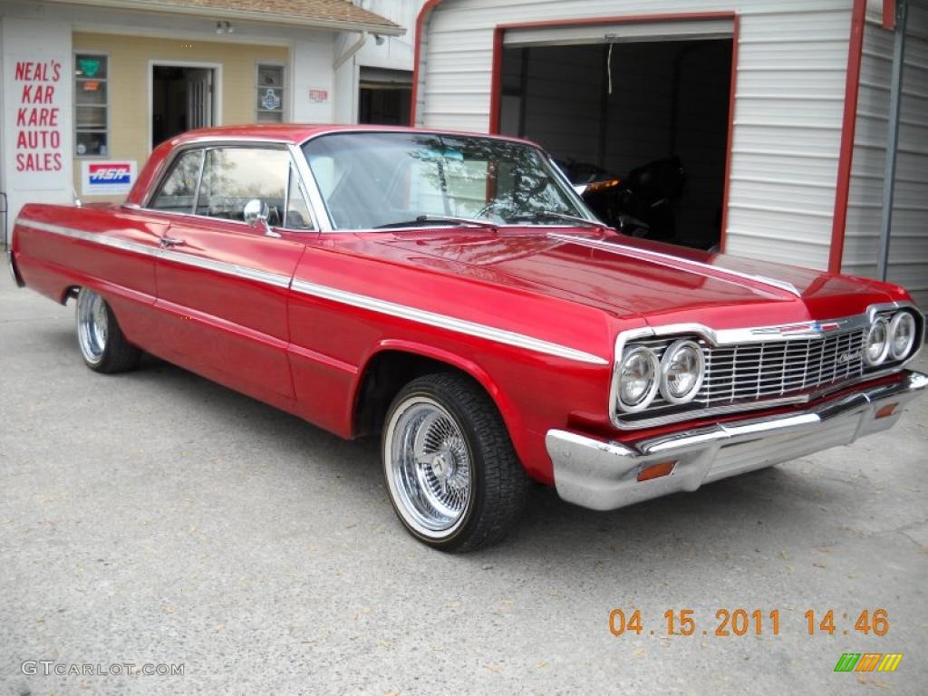 1964 Red Metallic Chevrolet Impala Ss Coupe 48099690 Photo