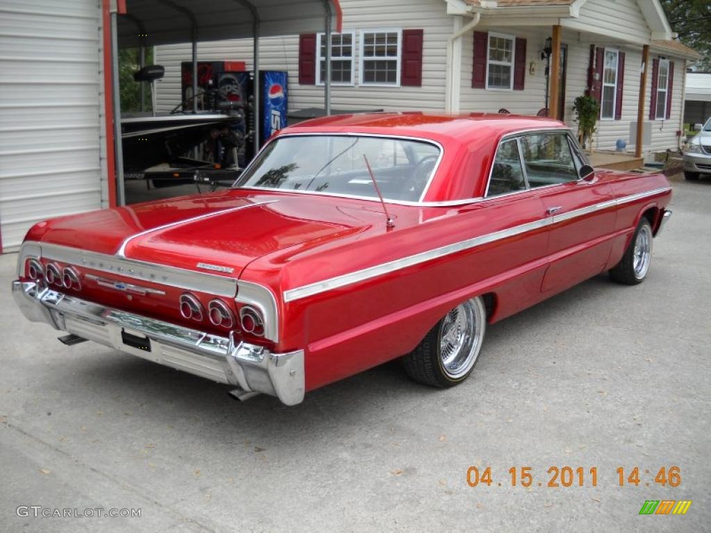 1964 Impala SS Coupe - Red Metallic / Black photo #6
