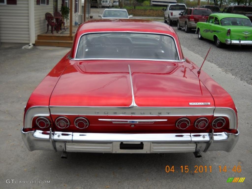 1964 Impala SS Coupe - Red Metallic / Black photo #7