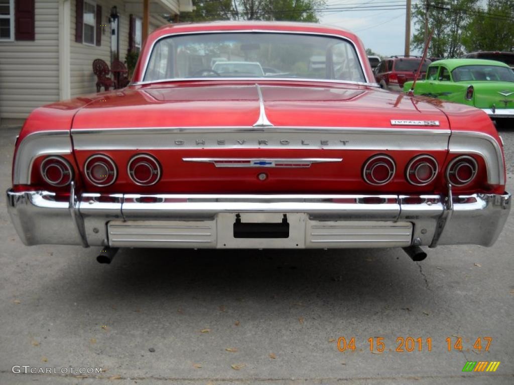1964 Impala SS Coupe - Red Metallic / Black photo #8