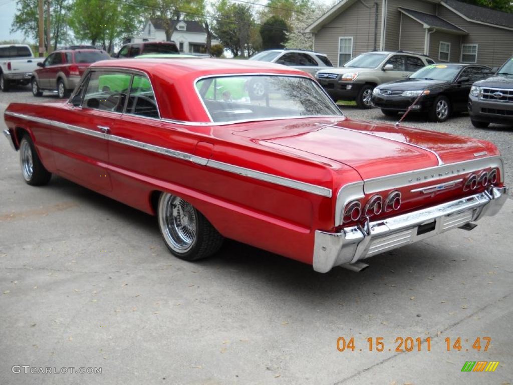 1964 Impala SS Coupe - Red Metallic / Black photo #9