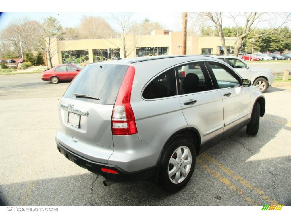 2008 CR-V EX 4WD - Whistler Silver Metallic / Black photo #5