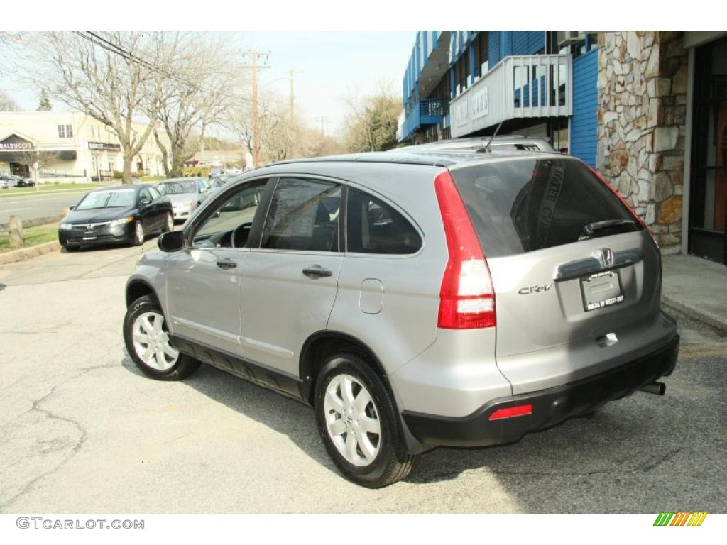 2008 CR-V EX 4WD - Whistler Silver Metallic / Black photo #9