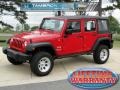 Flame Red - Wrangler Unlimited X 4x4 Photo No. 1