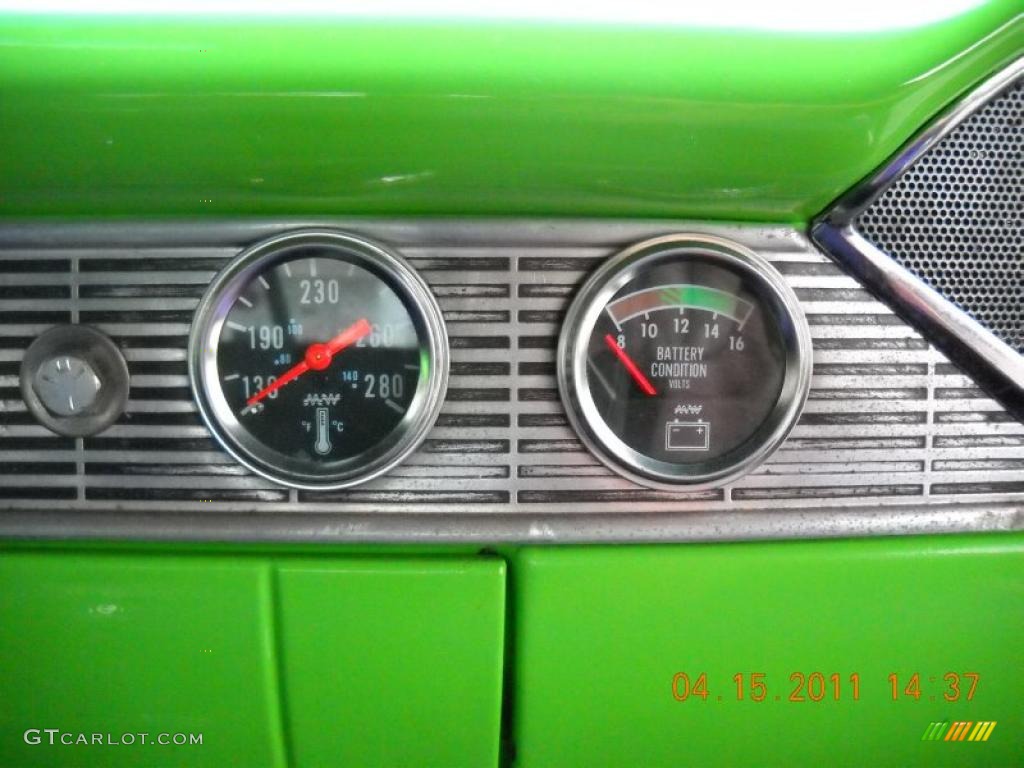 1956 210 2 Door Sedan - Bright Green / Black photo #38