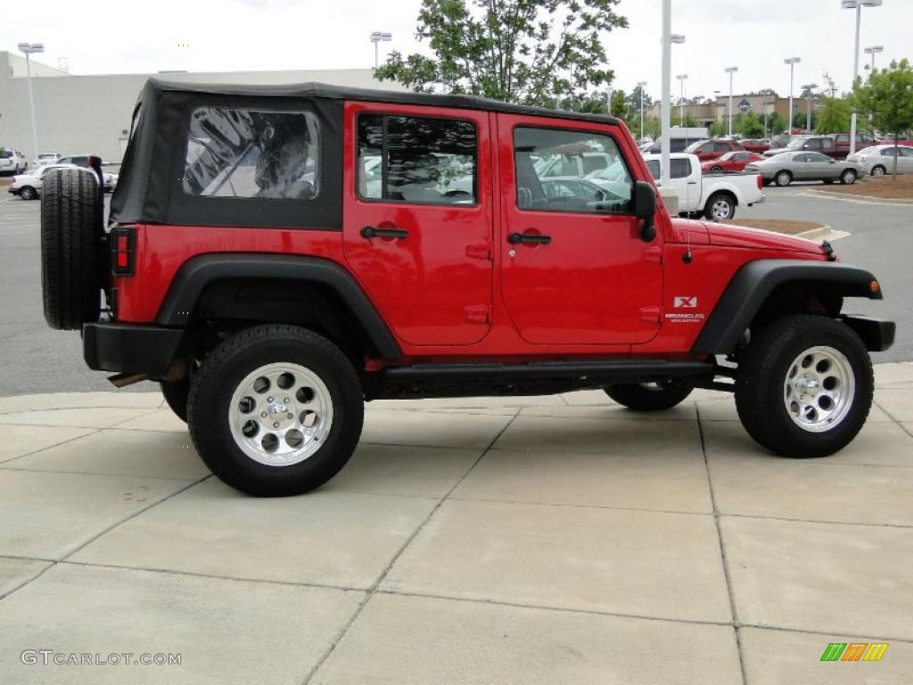 2008 Jeep Wrangler Unlimited X 4x4 Custom Wheels Photo #48109221
