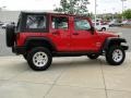 2008 Jeep Wrangler Unlimited X 4x4 Custom Wheels